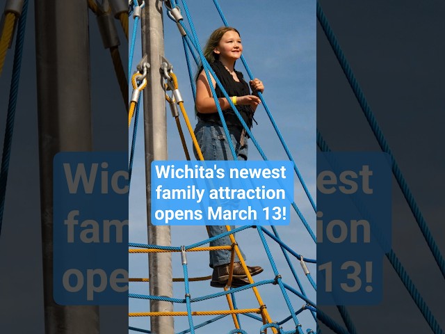 Introducing the Treetop Climber in the NEW Adventure Playscape at Exploration Place #wichita