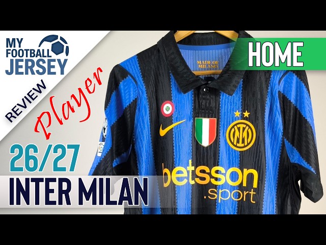 Inter Milan Home Jersey 26/27 Bisseck (adjersey) Player Version Review