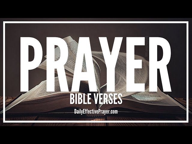 Bible Verses On Prayer | Scriptures For Prayer (Audio Bible)