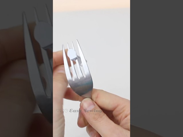 How to Use a Fork to Easily Install a Zipper Pull
