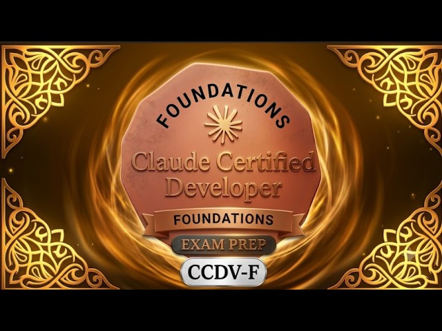 Claude Certified Developer Foundations CCDV-F Practice Exam 2026 | Full Mock Test Explanations #ai