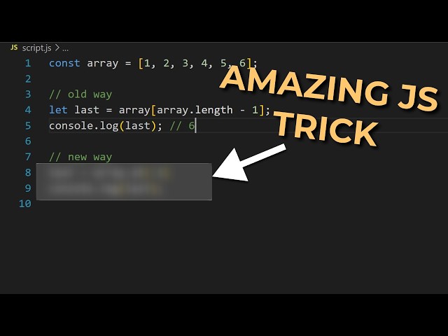 3 JavaScript tricks you'll LOVE