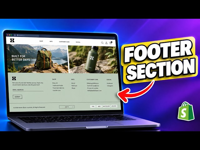 How to Add a Footer Section to Your Shopify Store