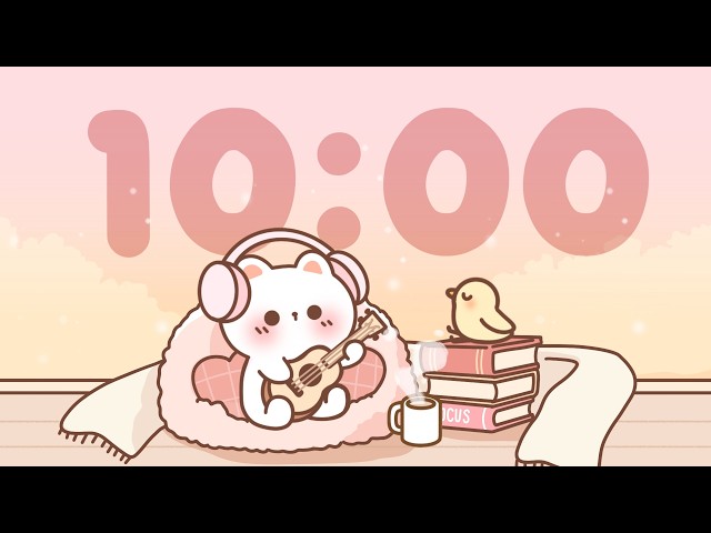 10 Minute Timer 🐱 Chill lofi timer for study