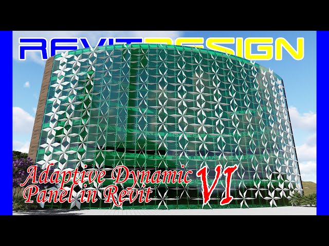 RD134. Adaptive Dynamic Panel in Revit VI. 100% Not A Dynamo. Kinetic Facade in Revit.