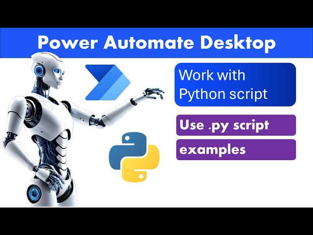 Power Automate Desktop - Run Python script