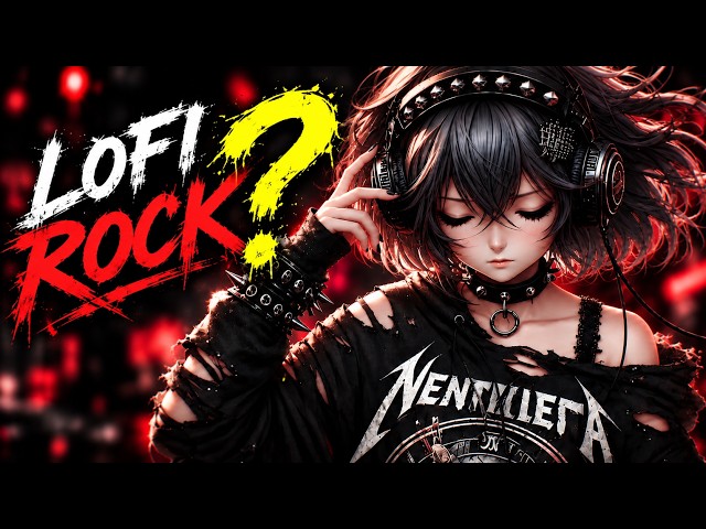 LoFi Rock Metal 🎸⚡ | Deep Focus Music for Coding, Studying & Work
