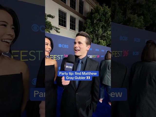 If Matthew Gray Gubler's at the party, Jason Ritter says you’re in good company! 💙 #Matlock