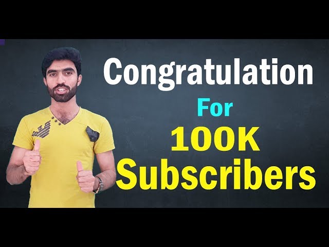 Congrtulation for 100k Subscribers | Thanks for Support |
