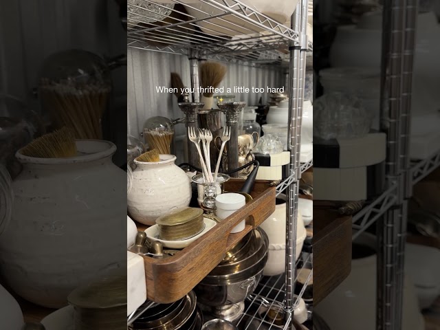 Decor Closet 🤍  #nationalthriftday