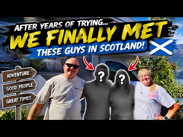 We’ve Been Trying for Years… Finally Met in Scotland!
