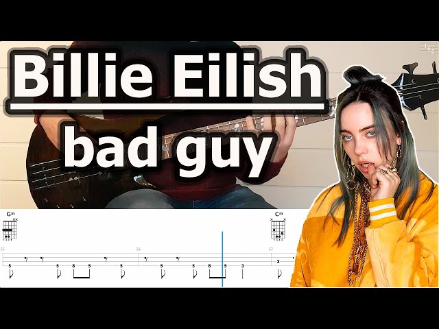 Billie Eilish - bad guy | Bass Tabs Tutorial
