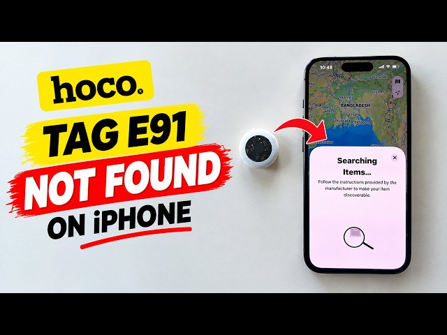 HOCO TAG E91 Not Connecting to iPhone