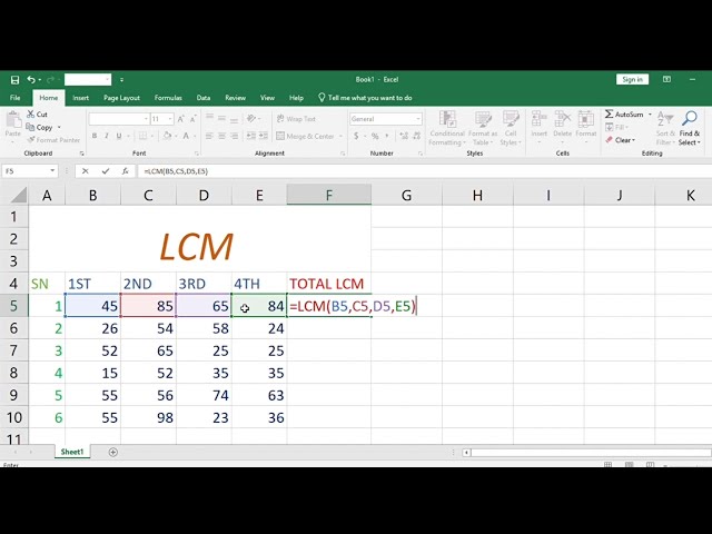 Excel Shortcut: LCM निकालने का सबसे आसान तरीका! ✅🔥#keyboardshortcut #tipsandtricks