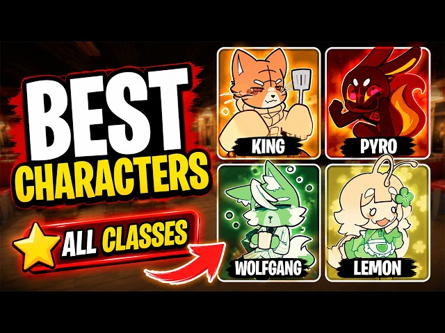 BEST CHARACTERS in Anomaly Cafe Roblox - All Classes and Abilities Guide