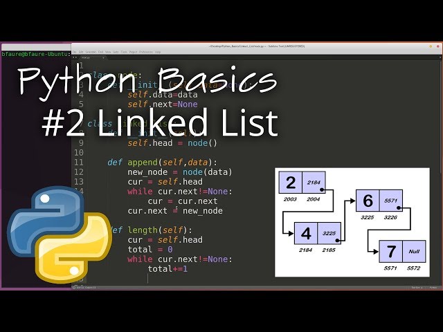 Python Data Structures #2: Linked List