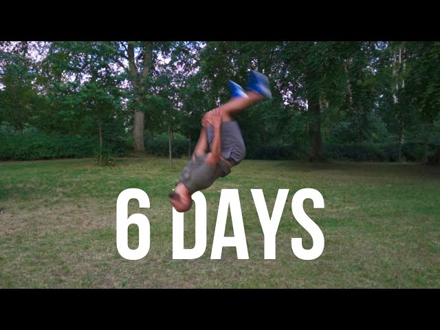 How I Learned to backflip in 6 days! #shorts