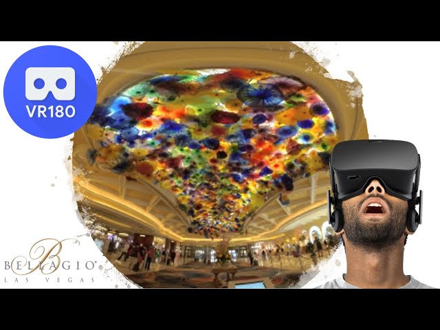 Bellagio Lobby Ceiling in VR180 3D 4K - Las Vegas, Nevada USA - Fiori di Como by Dale Chihuly