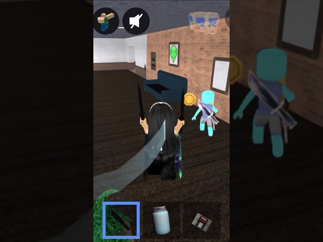 mm2 murd round #roblox #mm2 #shorts