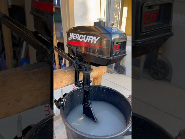 2004 Mercury 2.5hp outboard motor. These little 2 strokes are solid motors. #mercury#outboard#boat