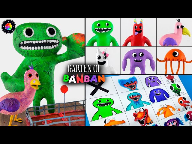 Creating and Drawing GARTEN OF BANBAN (Jumbo Josh, Opila Bird, BanBan, Capitain...) | PlastiVerse