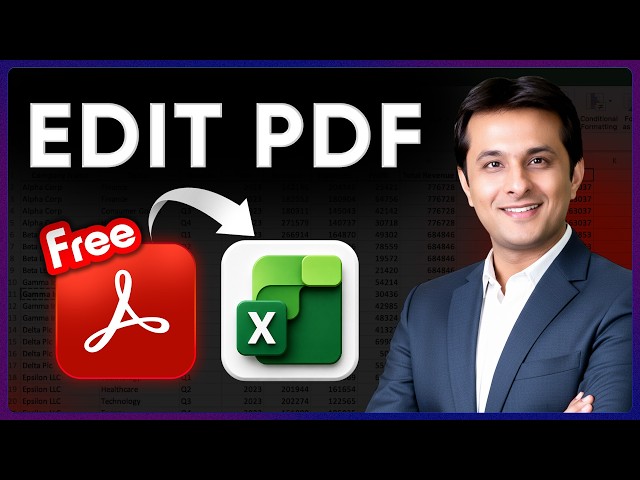Manage PDFs Like a Pro in 2026 🚀 Adobe Acrobat Full Tutorial (AI + Excel + Merge)