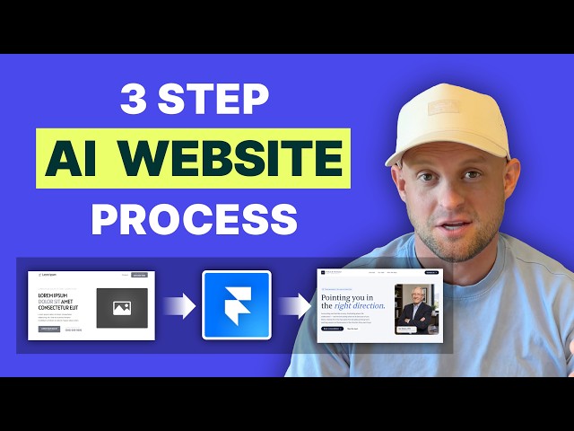How I build websites with AI that actually look good (3 step process)