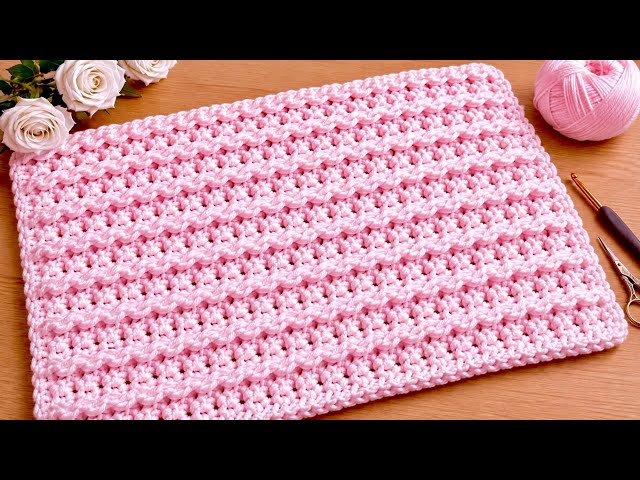 So Easy, So Beautiful!🌸 Must Try Crochet Stitch for Beginners! Crochet baby blanket, Shawl