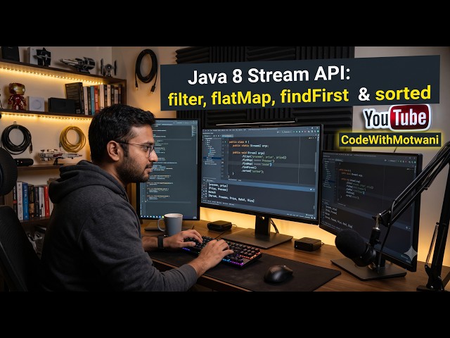 Java 8 Stream API: filter, flatMap, findFirst & sorted | Multiple Coding Questions 🔥