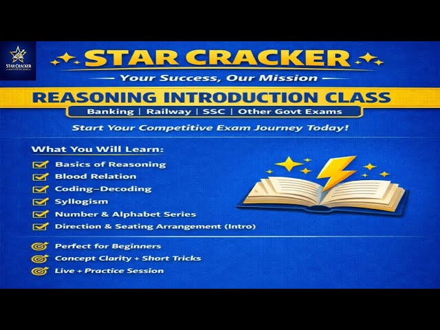 Reasoning introduction class #rbiassistant #bankingexam #ibpspo #ibpsclerk 