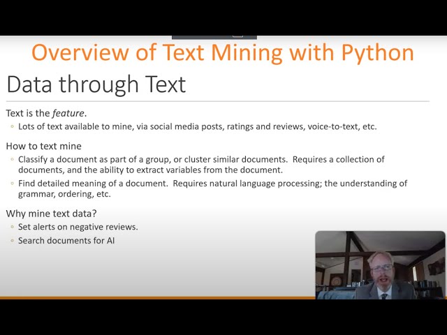 Overview of Text Mining with Python
