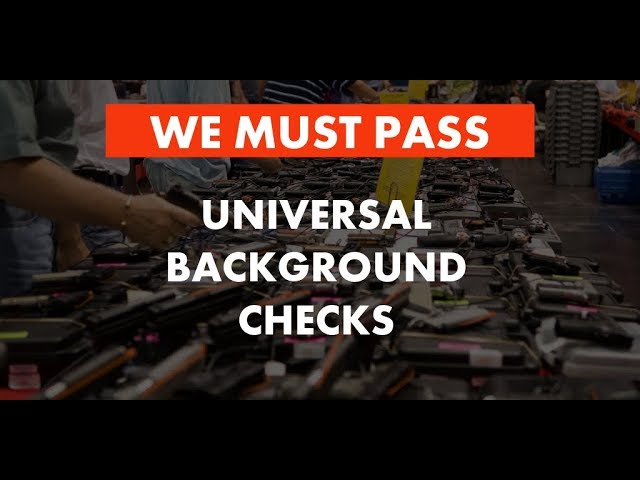 Lawmakers Urge McConnell to Pass Background Checks Legislation Now