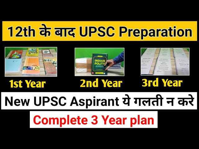 UPSC Preparation After 12th | 3-Year Strategy to Crack IAS in First Attempt (Hindi) | UPSC 2026–27