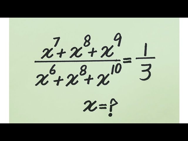 Solving a Harvard University Entrance Exam Question 