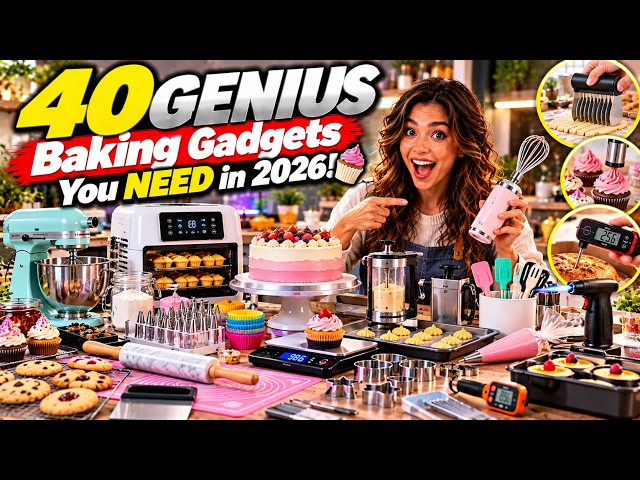 40 GENIUS Baking Gadgets You NEED in 2026!