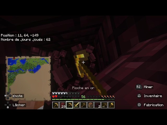 Minecraftdeuxième partie dans le Nether