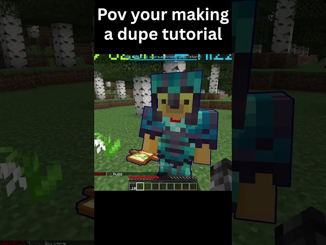 Pov your making a dupe tutorial