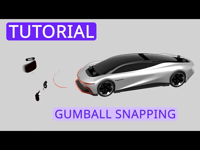 Gumball snapping to 3D Grid in VR | Gravity Sketch tutorial