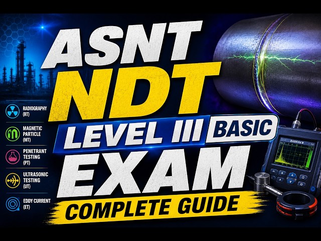 ASNT NDT Level III Basic Examination- Complete Guide