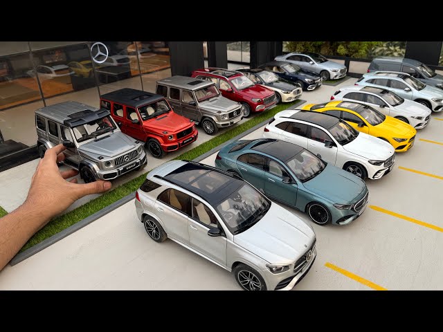 Huge Mercedes Car Collection 1:18 Scale | Diecast Model Cars 