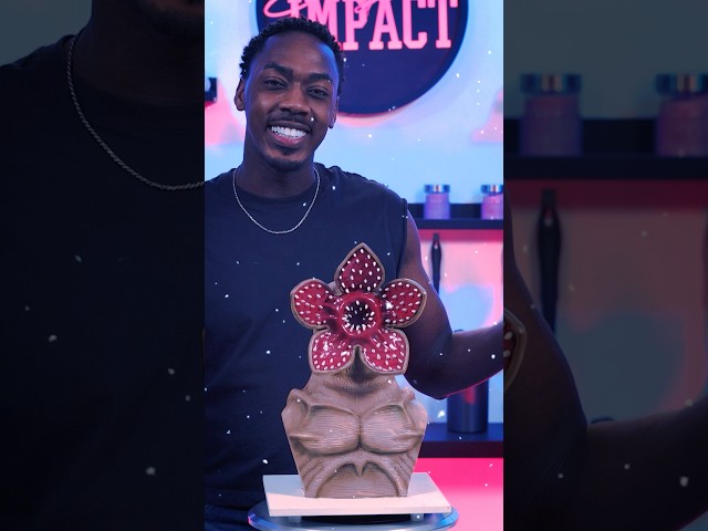 I made a Demogorgon cake from Stranger Things