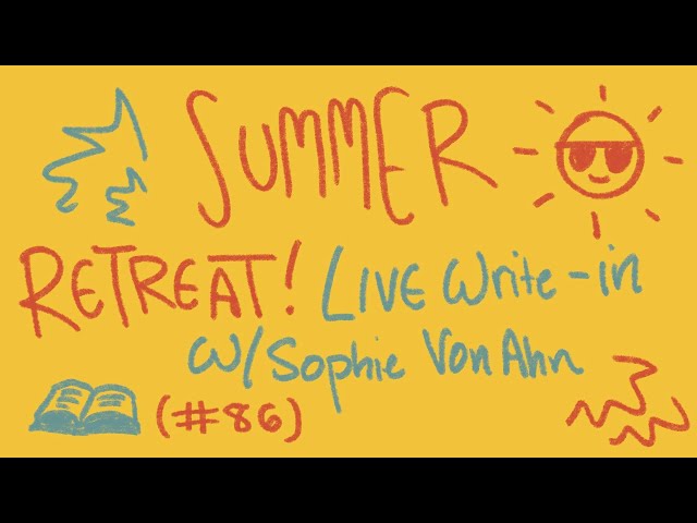 the weekend write-a-thon!! // live write-in #86