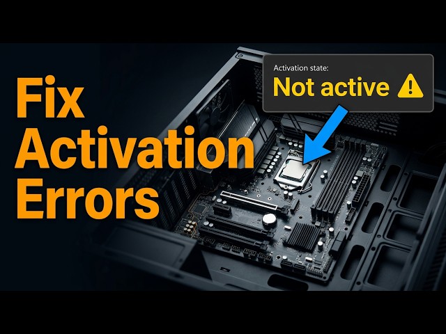Get Windows Activated Again After Your Hardware Upgrade