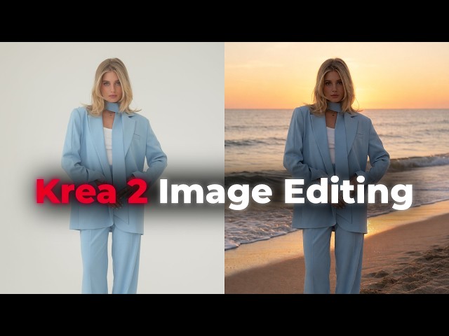 Krea 2 Image Editing Workflow | ComfyUI Tutorial