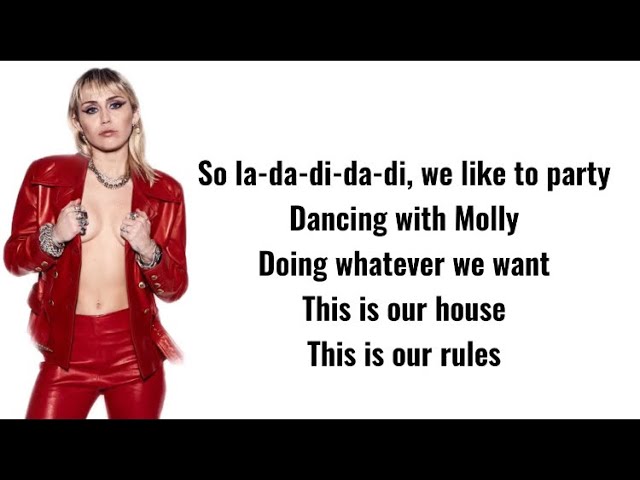 Miley Cyrus - We Can’t Stop (Lyrics)