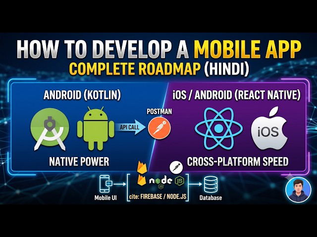 How to Develop a Mobile App in 2026? Complete Roadmap for Beginners (Hindi)