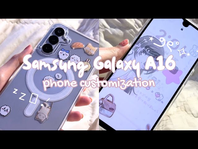 ౨ৎ full phone customization ˖ ࣪⊹ Samsung Galaxy A16 Gray