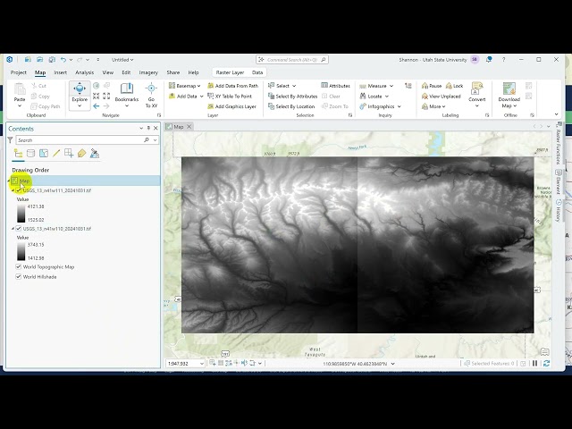 USGS DEM Download Demo