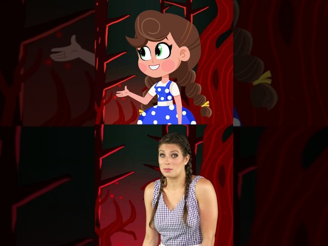 It's COOL to be KIND! 🦁 Ms. Booksy's Wizard of Oz | Live Action vs Animation #shorts