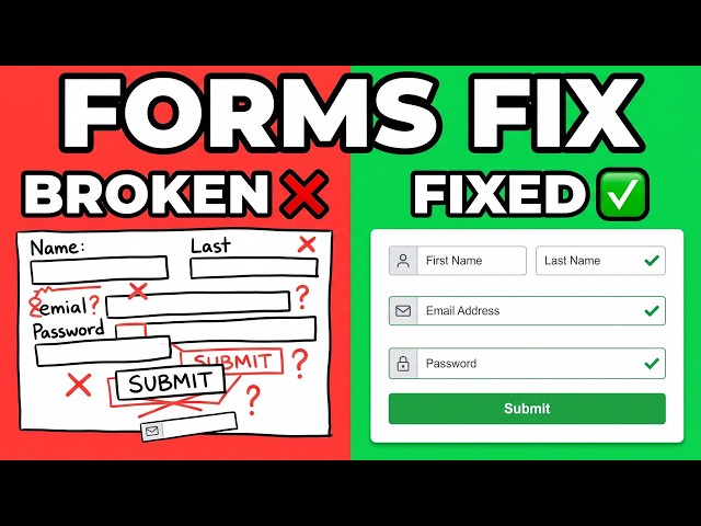Stop Building Broken HTML Forms - Fix It in 6 Minutes